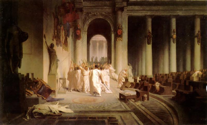 Jean Leon Gerome The Death of Caesar oil painting image